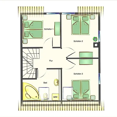 Am - 4-raum Haeuser Dhh Golfblick Holiday home Korswandt